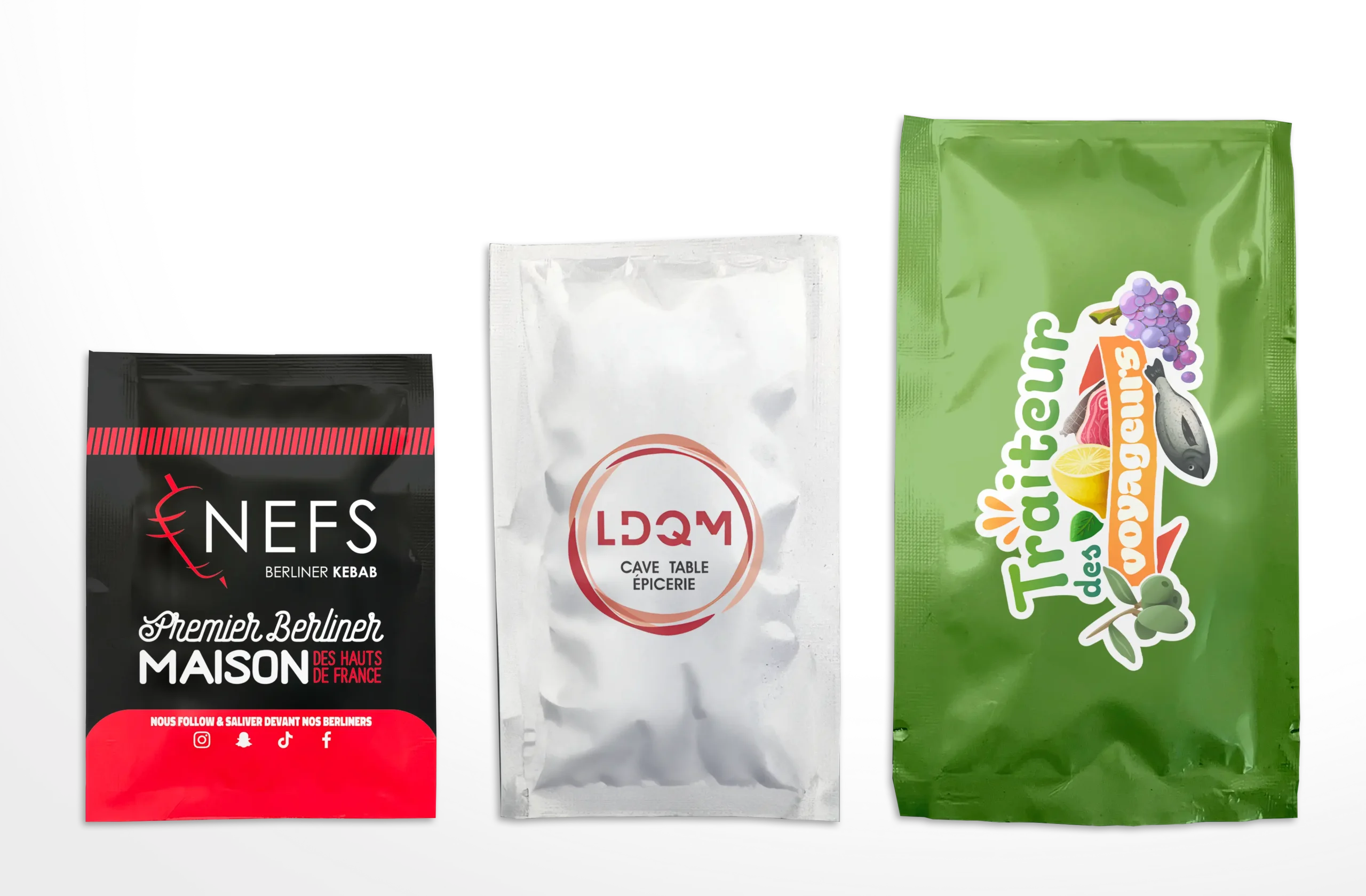 les différentes tailles des lingettes